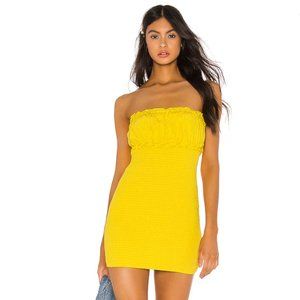 Lovers and Friends Mabel Mini Dress in Yellow